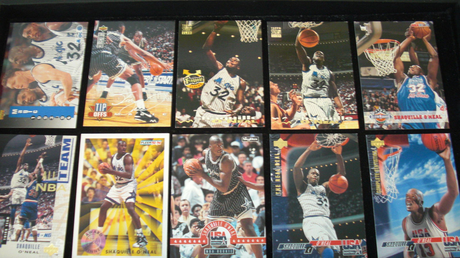 lot of 10 shaquille o'neal cards (1 of 1)