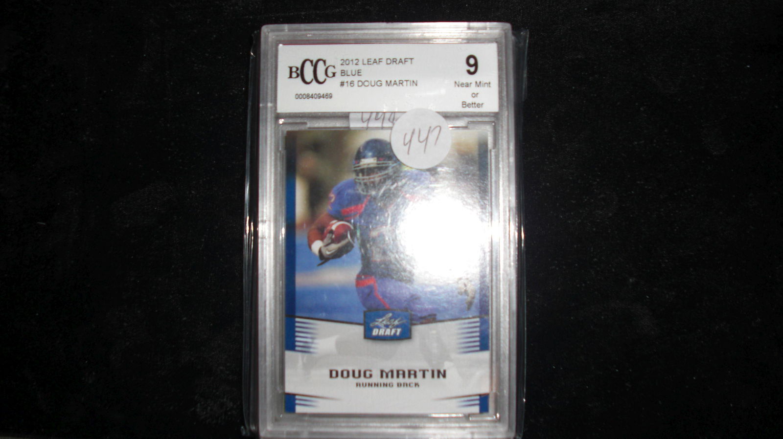 beckett graded 2012 doug martin mint 9 (1 of 1)