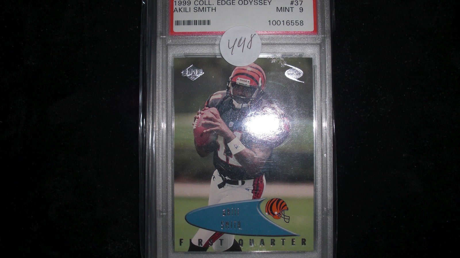 psa graded 1999 akili smith mint 9 (1 of 1)