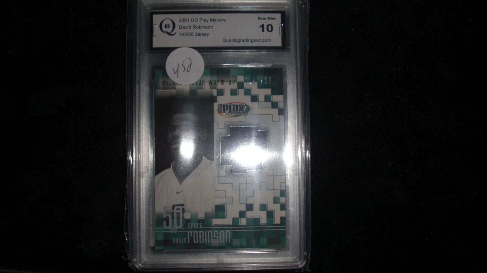 gs graded 2001 david robinson jersey mint 10 (1 of 1)