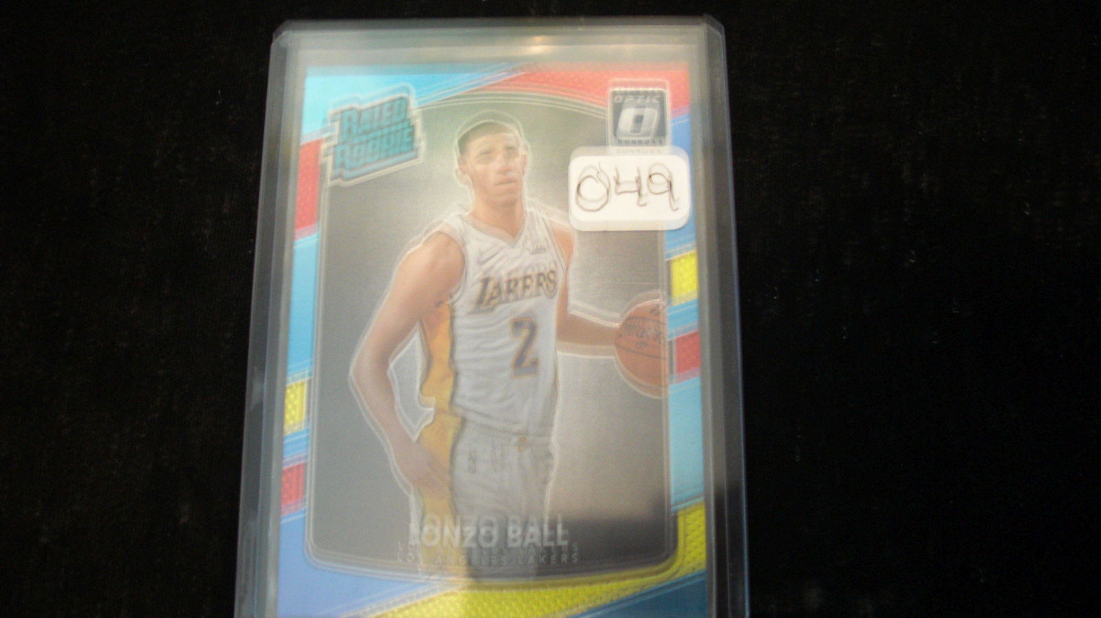 Lonzo Ball RC Rated Rookie Optic (1 of 1)