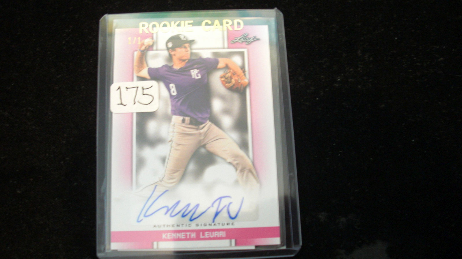 1/1 Kenneth Levari Signature: 1/1 Kenneth Levari Signature RC Future Star