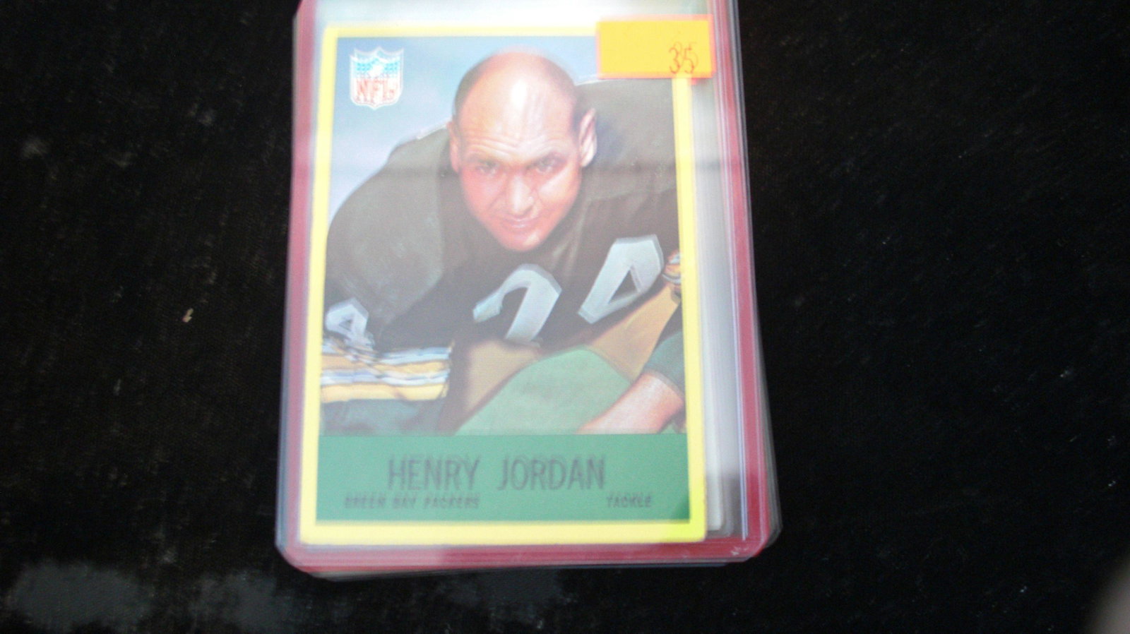 henry jordan green bay packers: in top loader