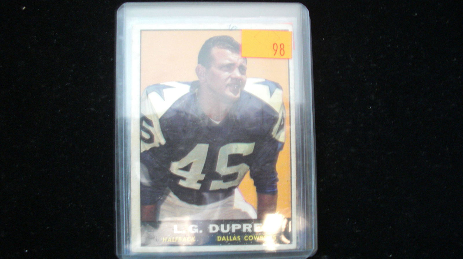 l.g. dupre cowboys: in top loader