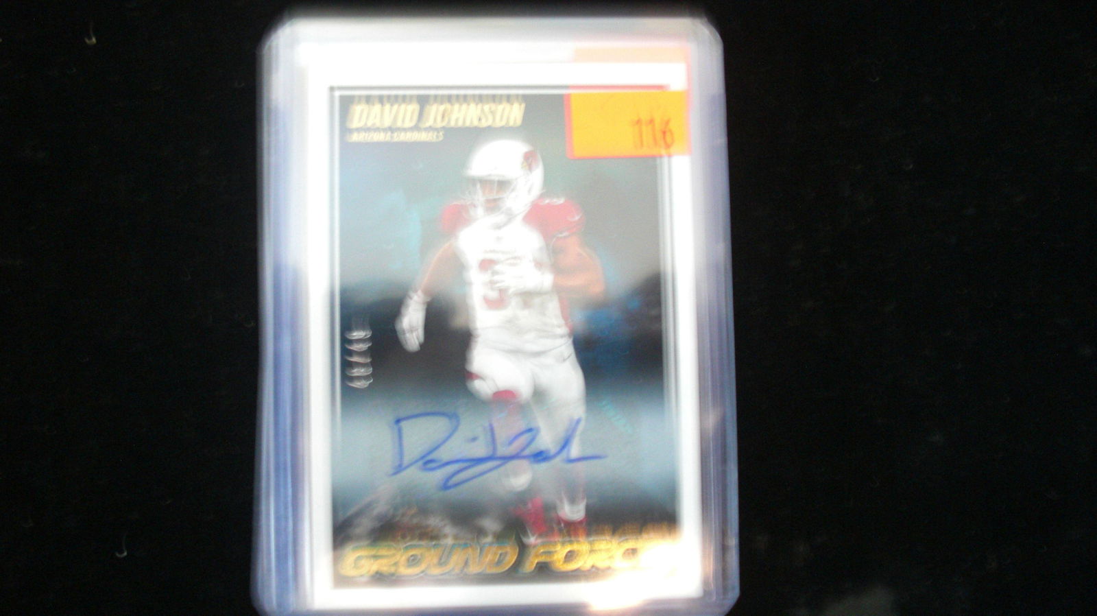 david johnson signature #48/49: in top loader