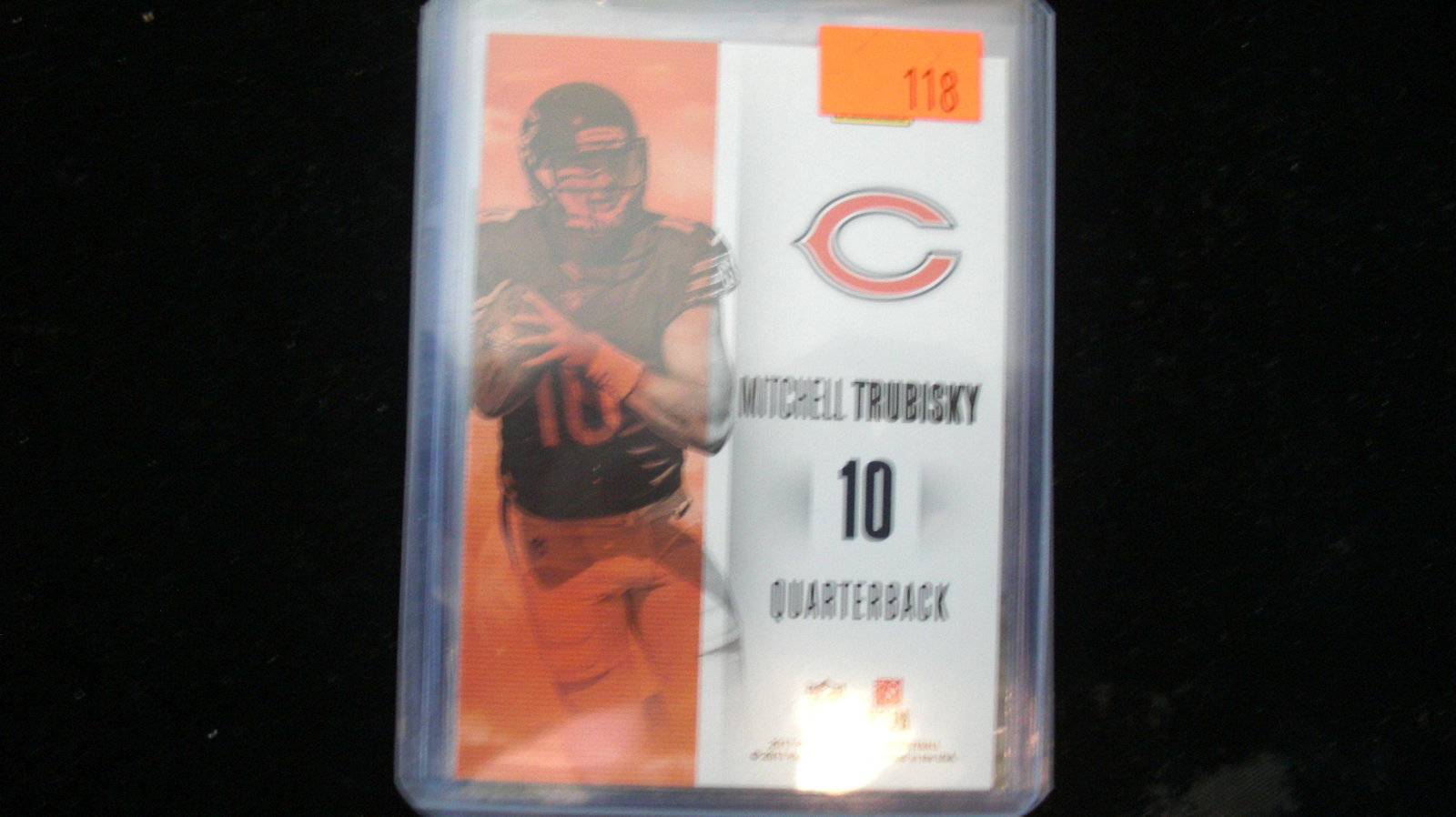 mitchell tubisky bears: in top loader
