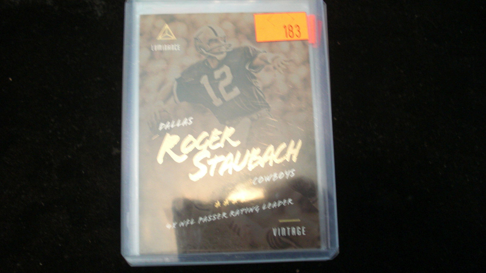 roger staubach cowboys: in top loader