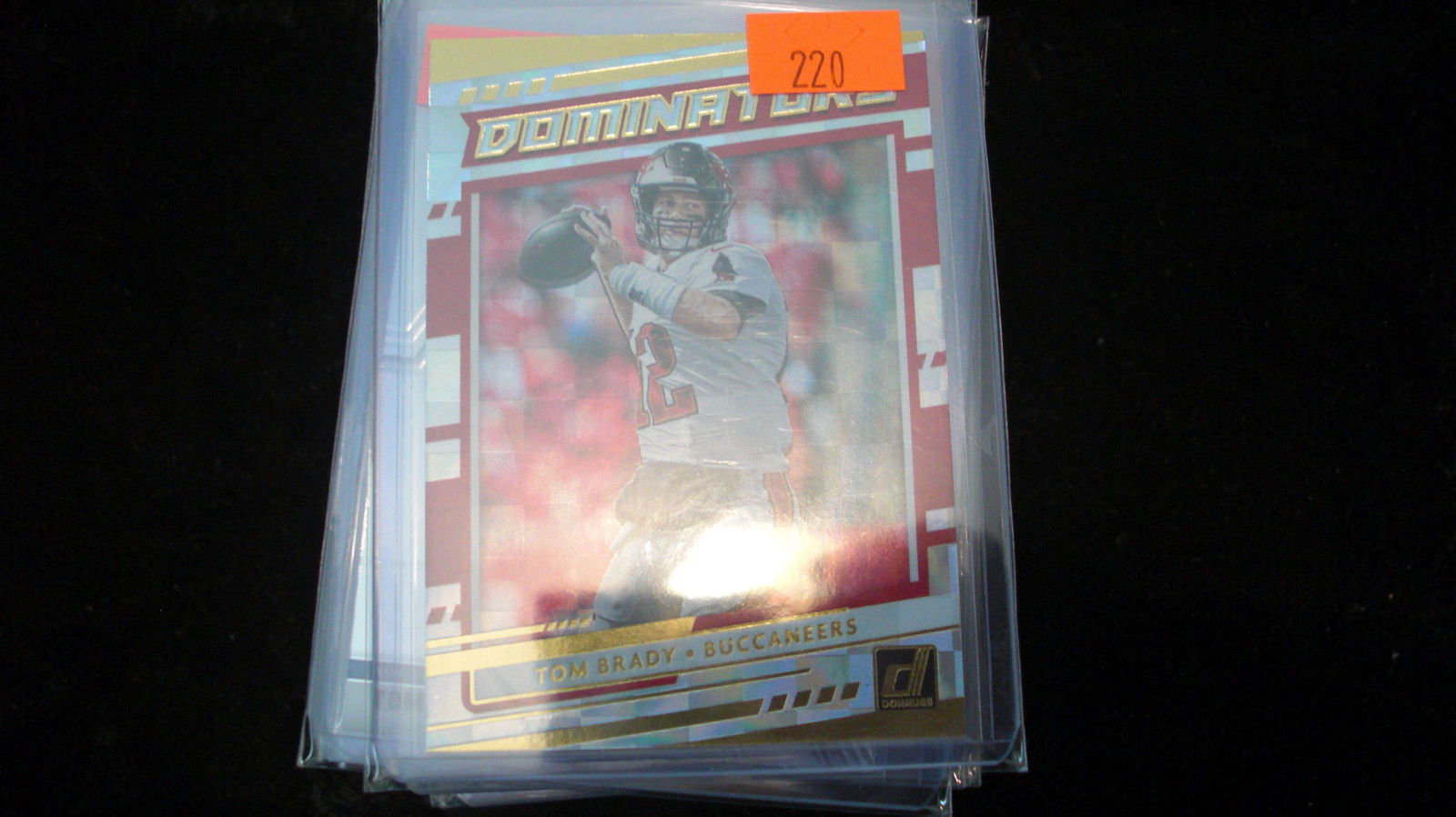 2020 tom brady tampa bay: in top loader