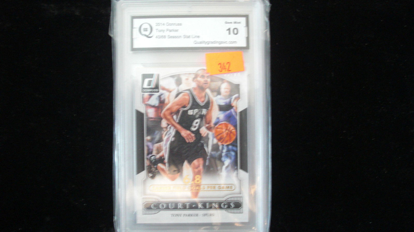 gs graded 2014 tony parker mint 10 (1 of 1)