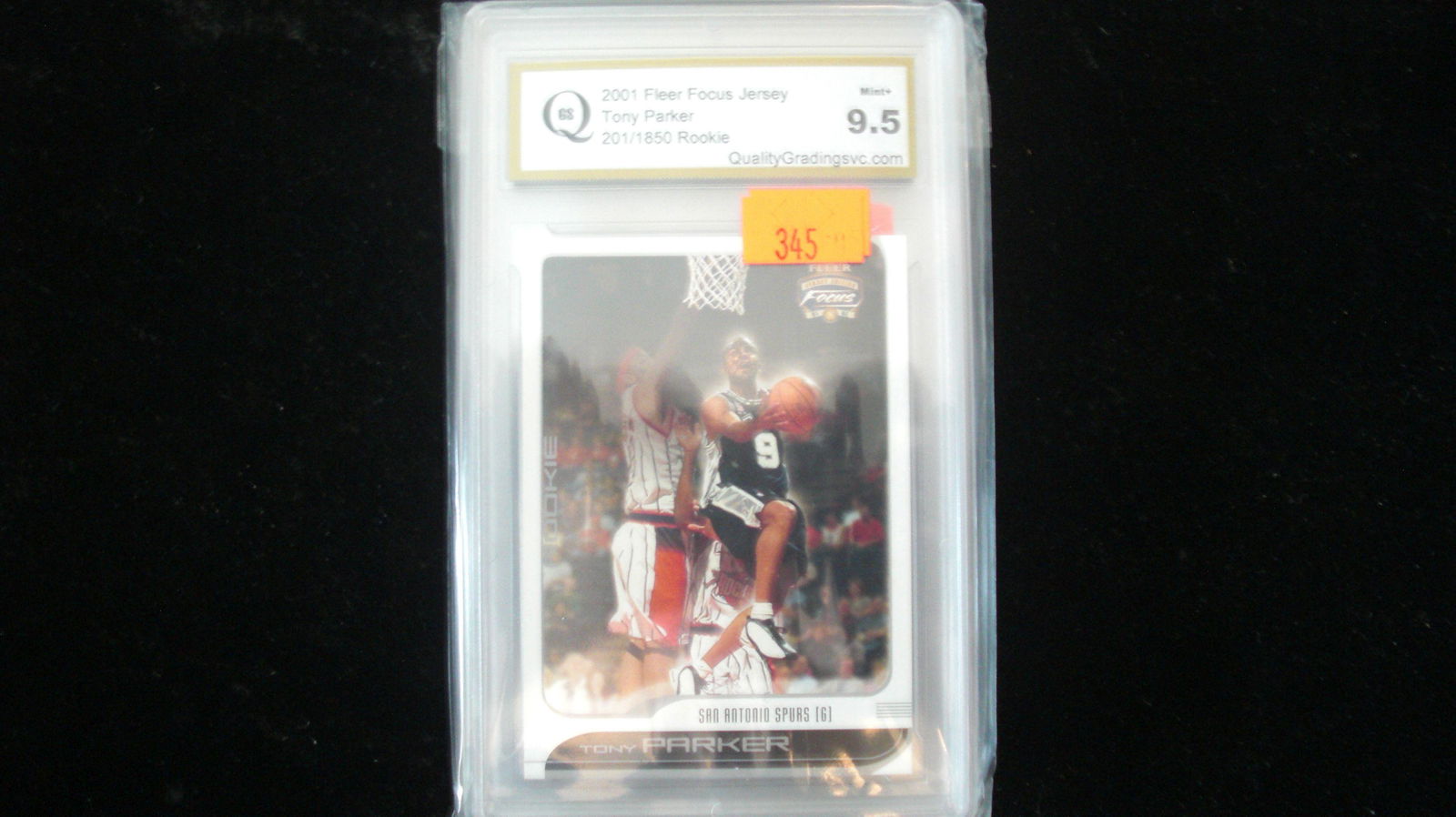 gs graded 2001 tony parker mint 9.5 #201/1850 (1 of 1)