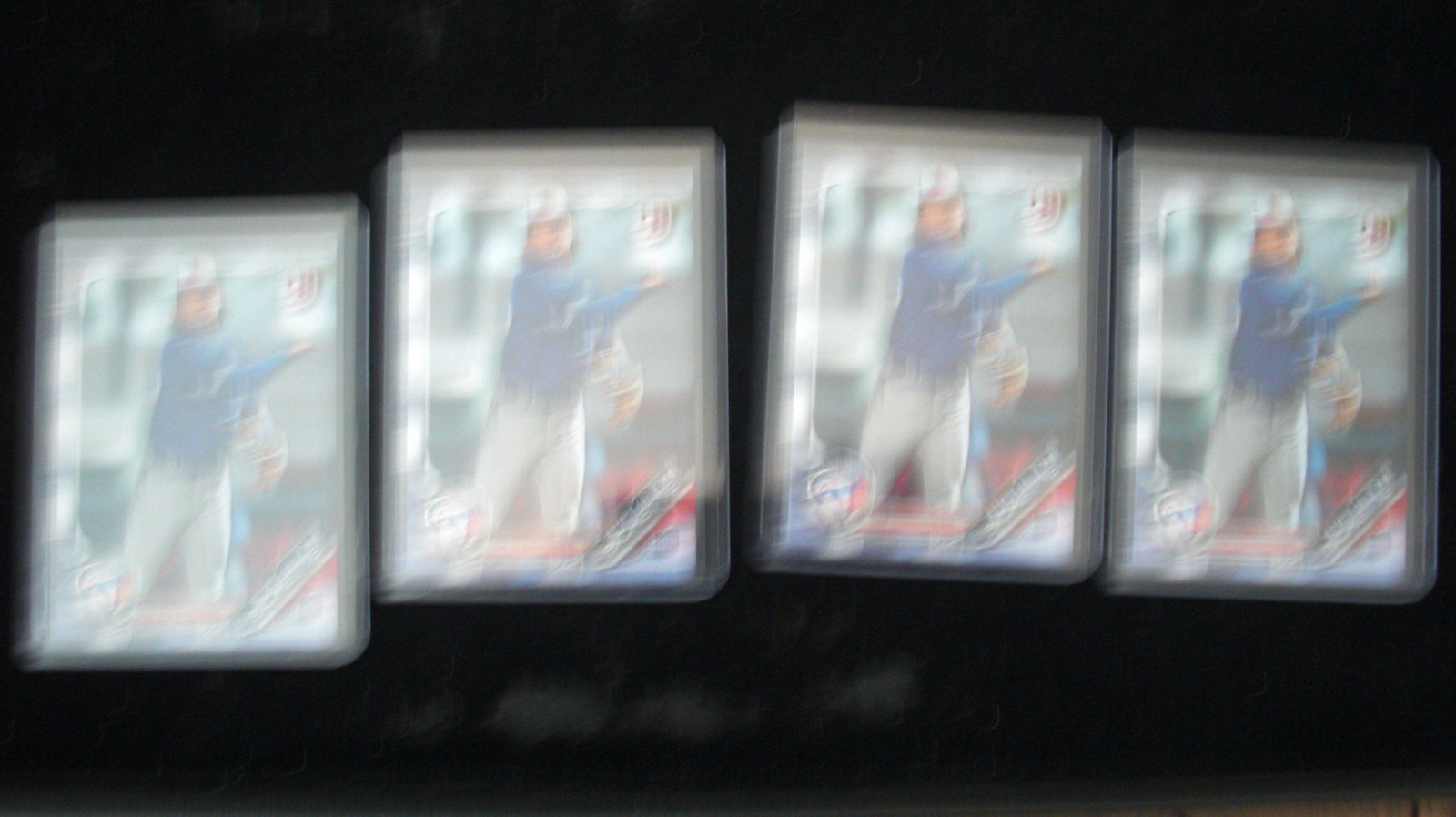 lot of 4 bo bichette cards: in top loader