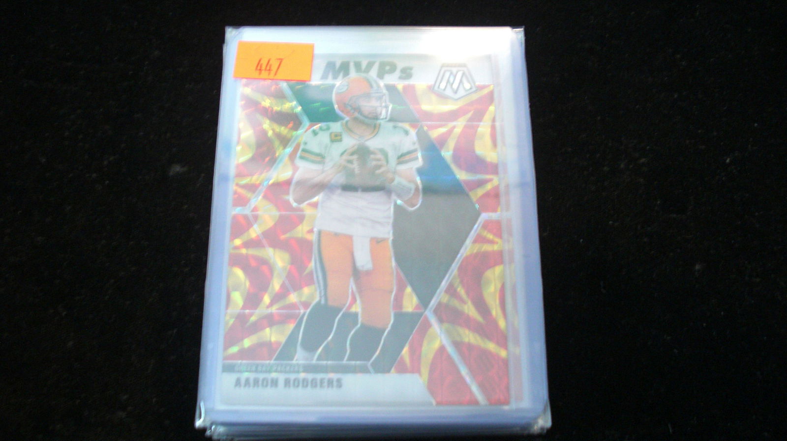 aaron rodgers mosaic red/yellow (1 of 1)