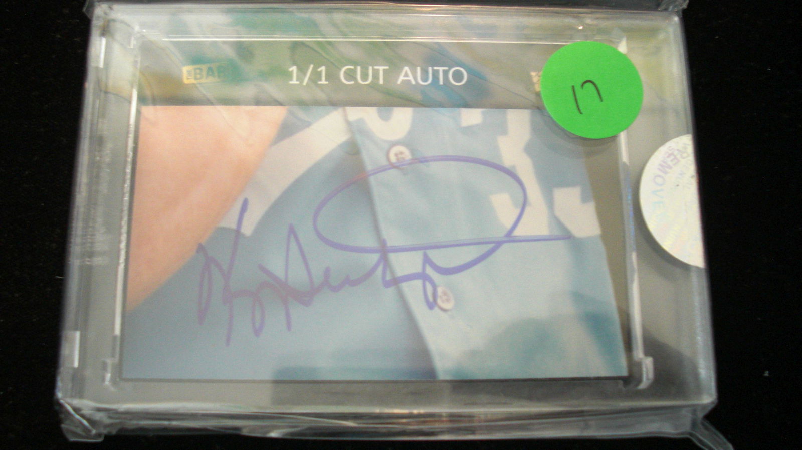 the bar 1/1 kevin seitzer autograph (1 of 1)