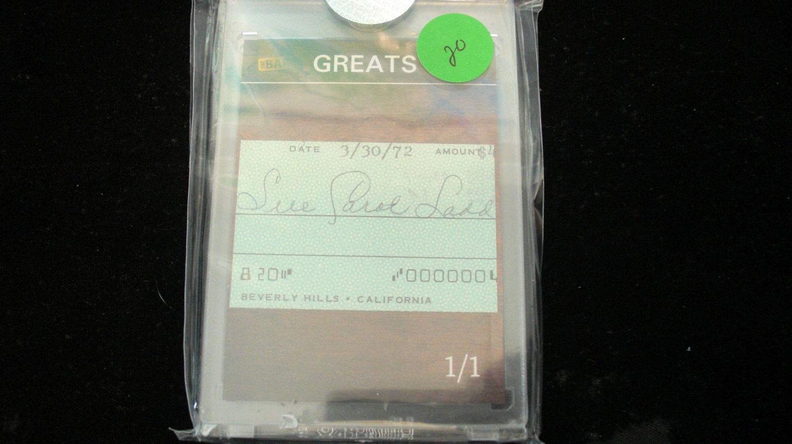 the bar 1/1 sue carol ladd girls gone wild relic (1 of 1)