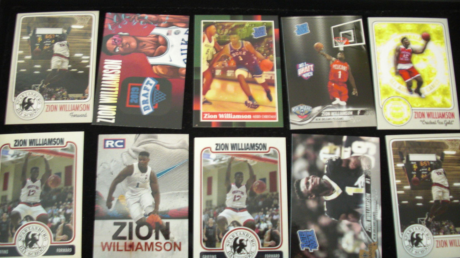 lot of 10 zion williamson cards (1 of 1)