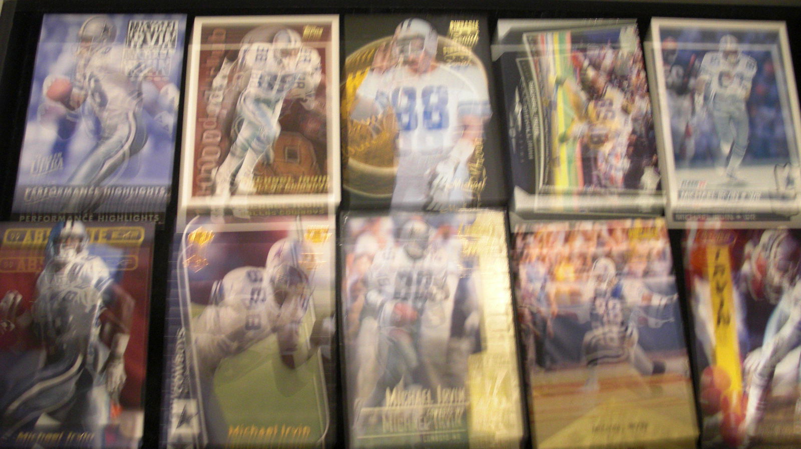 lot of 10 michael irvin cards (1 of 1)