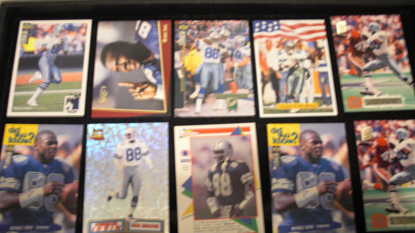 lot of 10 michael irvin cards (1 of 1)