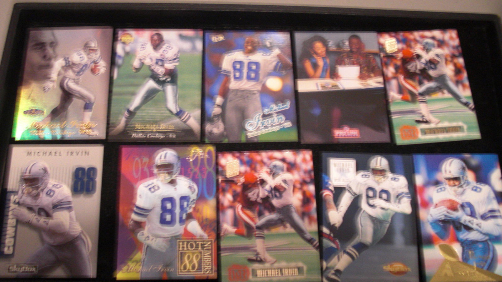 lot of 10 michael irvin cards (1 of 1)