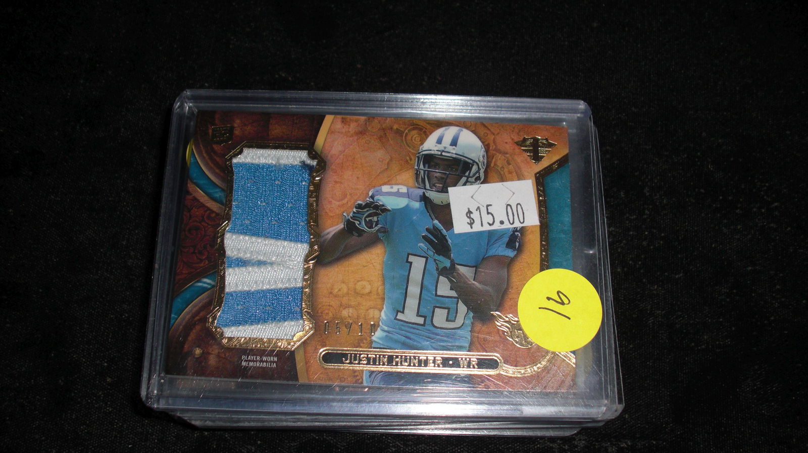 justin hunter jersey card rookie #05/10 (1 of 1)