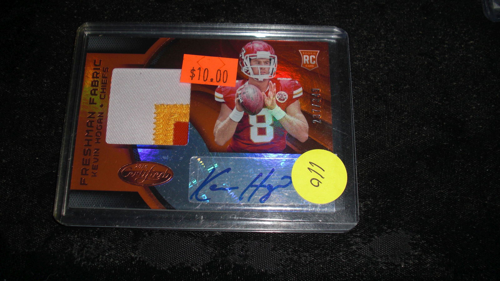 kevin hogan signature/jersey rookie #237/349 (1 of 1)