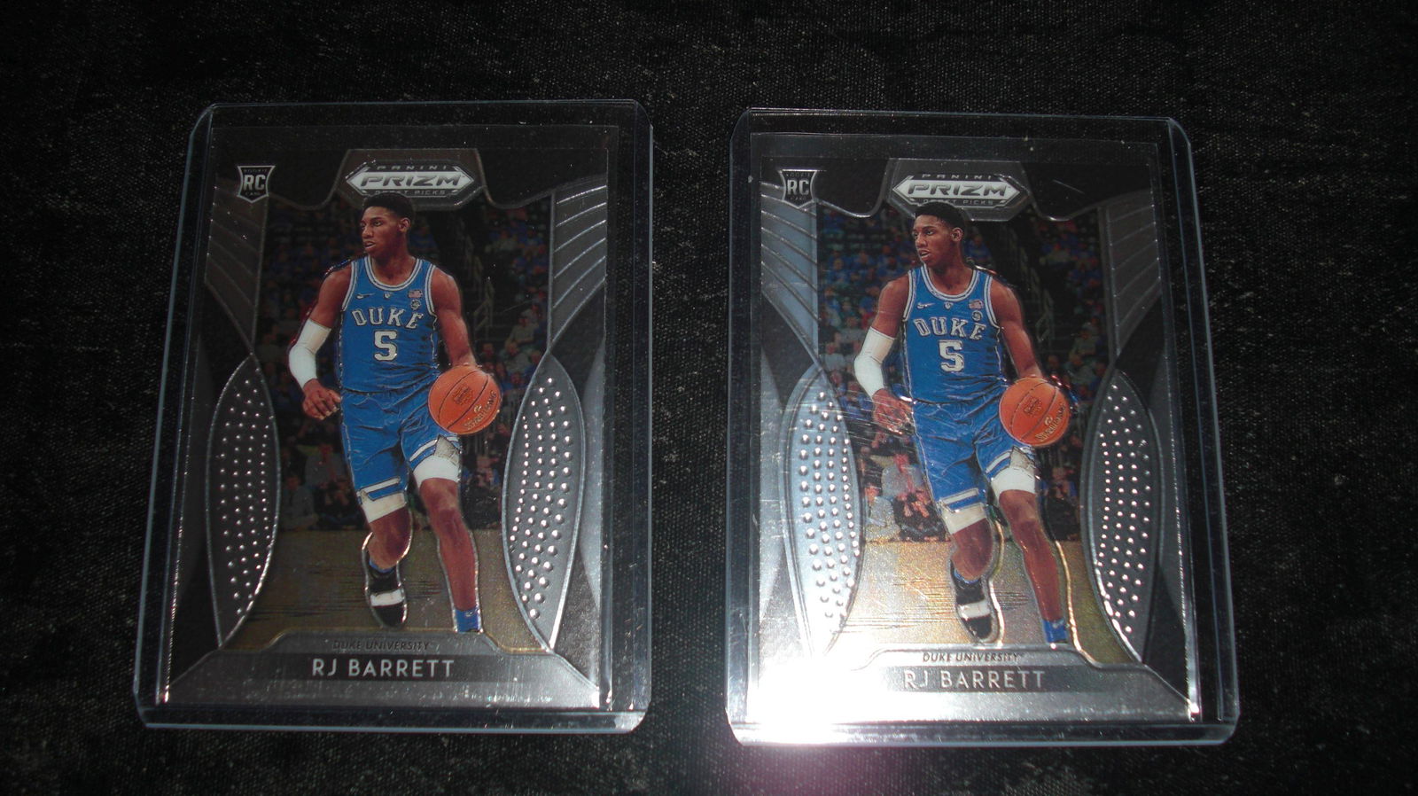 lot of 2 rj barrett prizm rookie cards (1 of 1)