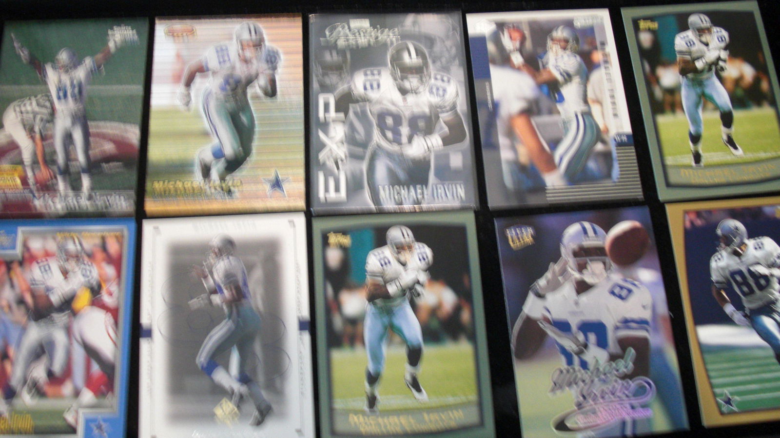 lot of 10 michael irvin cards (1 of 1)