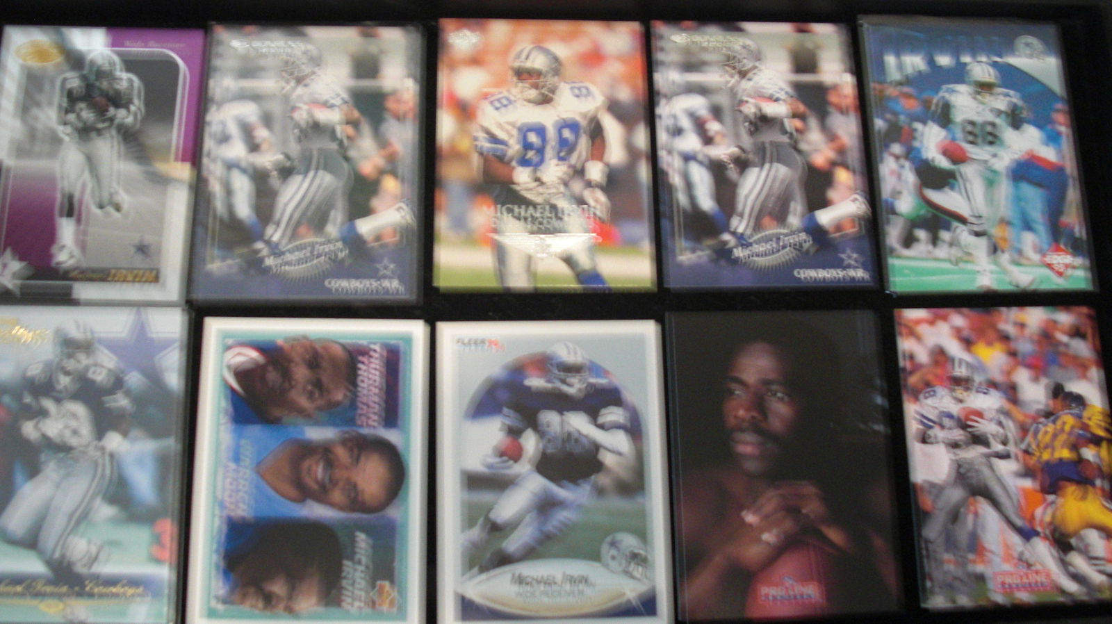 lot of 10 michael irvin cards (1 of 1)