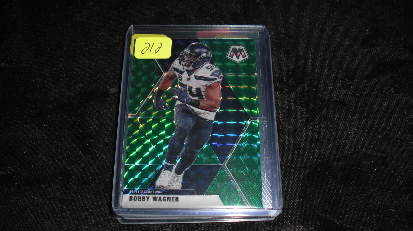 bobby wagner green mosaic: in top loader