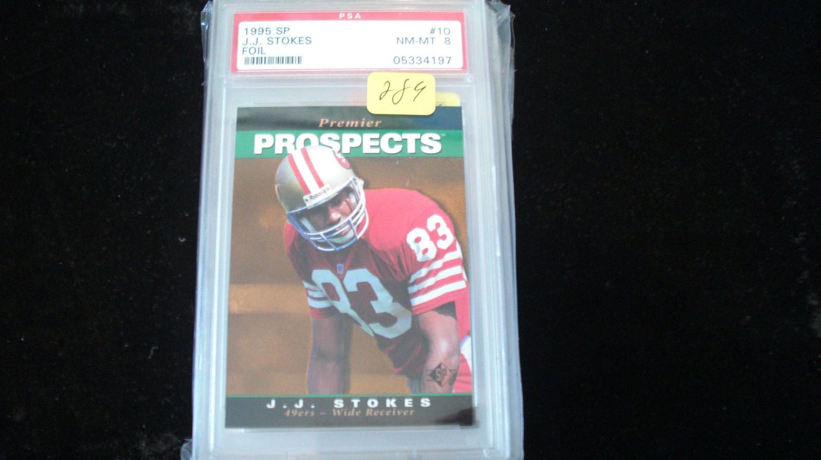psa graded 1995 j.j stokes foil mint 8 (1 of 1)