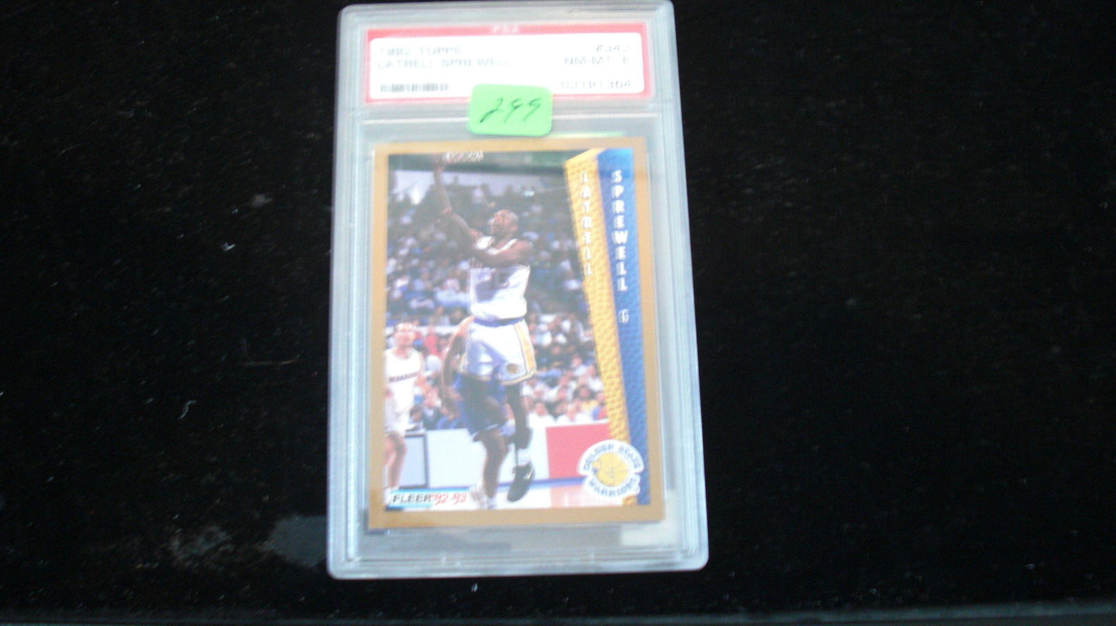 psa graded 1992 latrell sprewell mint 8 (1 of 1)