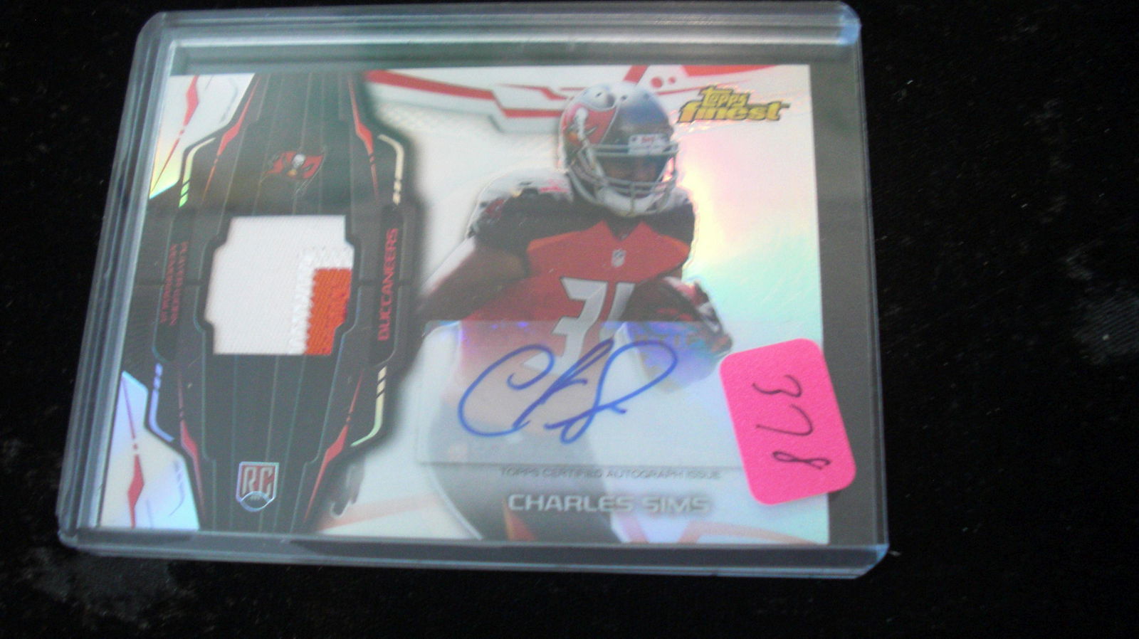 charles sims signature/jersey rookie (1 of 1)