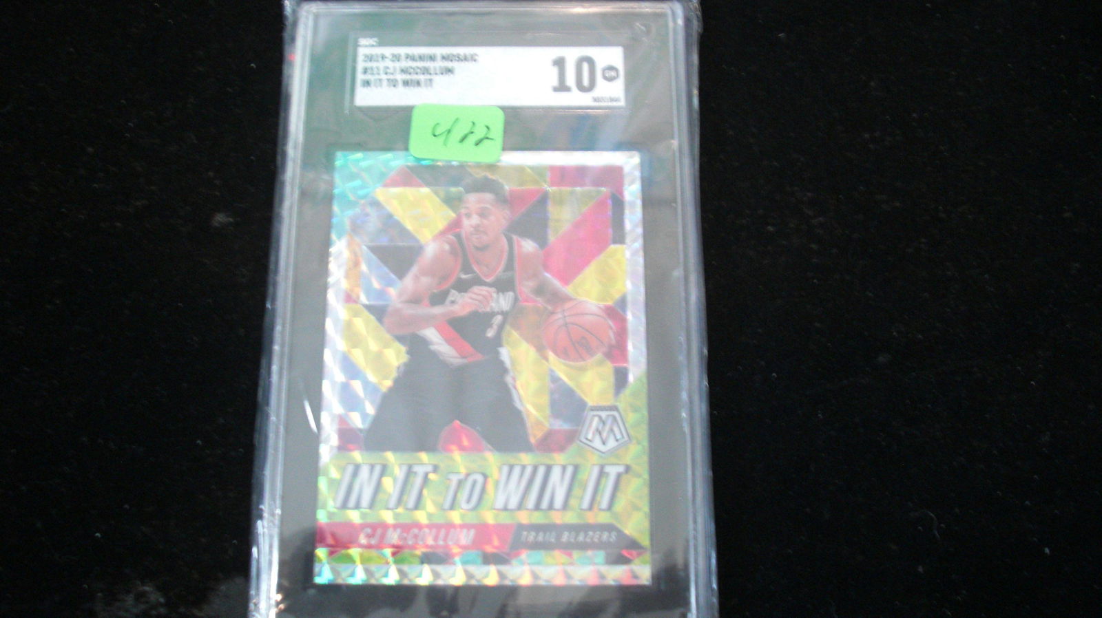 sgc graded cj mccollum mint 10 (1 of 1)