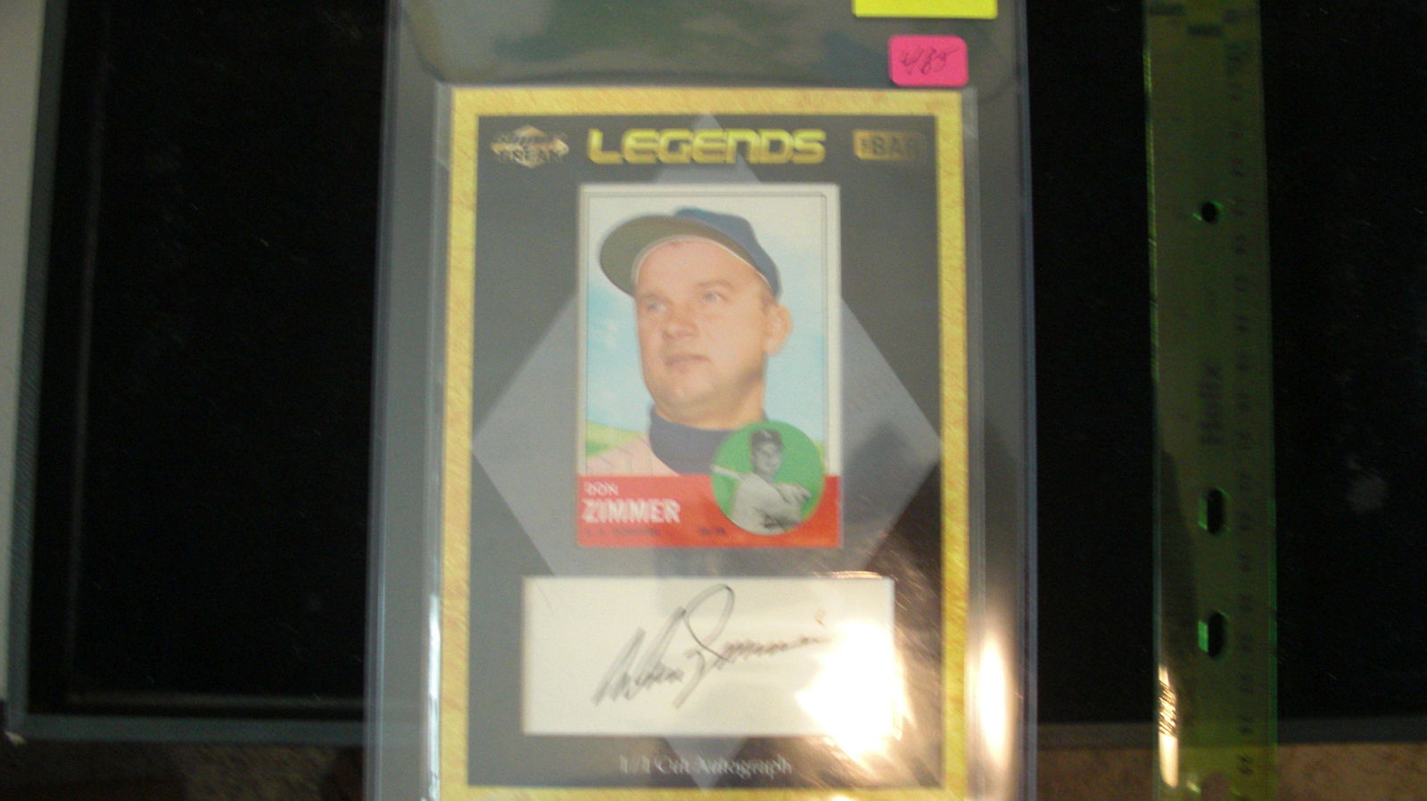 the bar 1/1 jumbo don zimmerman card and autograph (1 of 1)