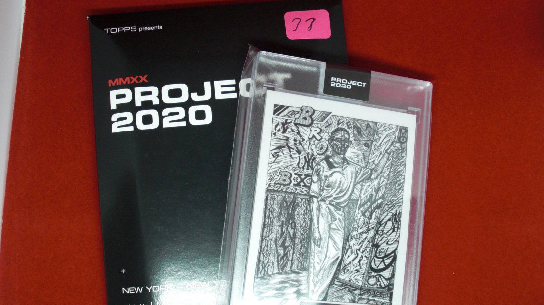 topps project 2020 mariano rivera in hard plastic case (1 of 1)