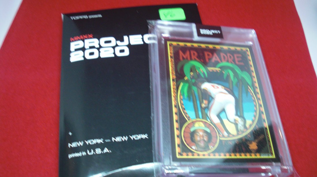 topps 2020 project mr padre tony gwynn in hard plastic (1 of 1)