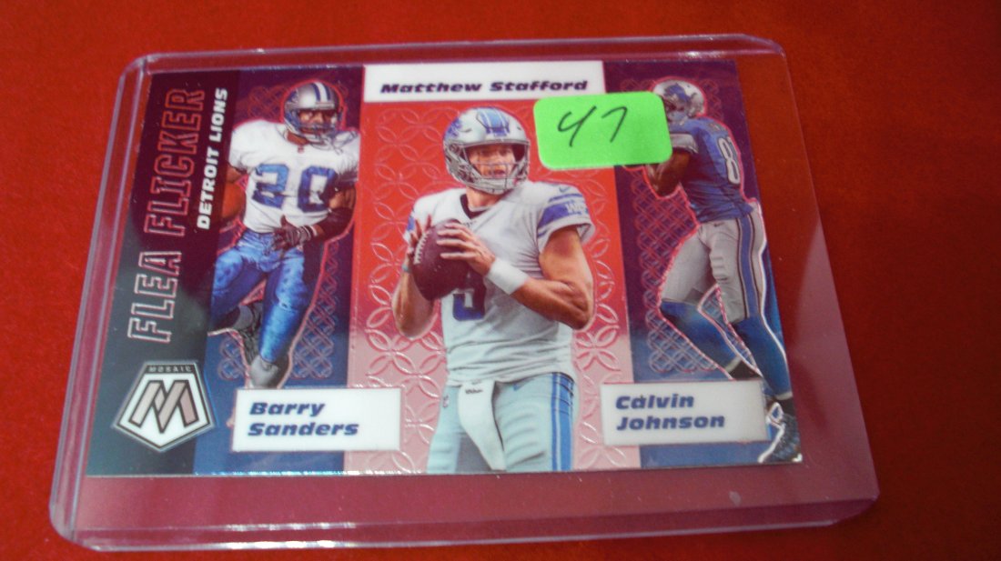 matt stafford,barry sanders,calvin johnson mosaic (1 of 1)