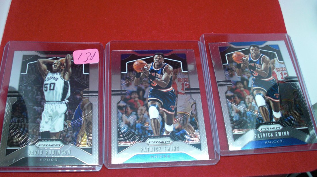 david robinson and two patrick ewing cards (1 of 1)