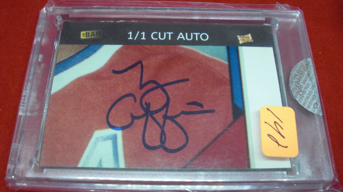 the bar 1/1 ty griffin autograph in hard plastic case (1 of 1)