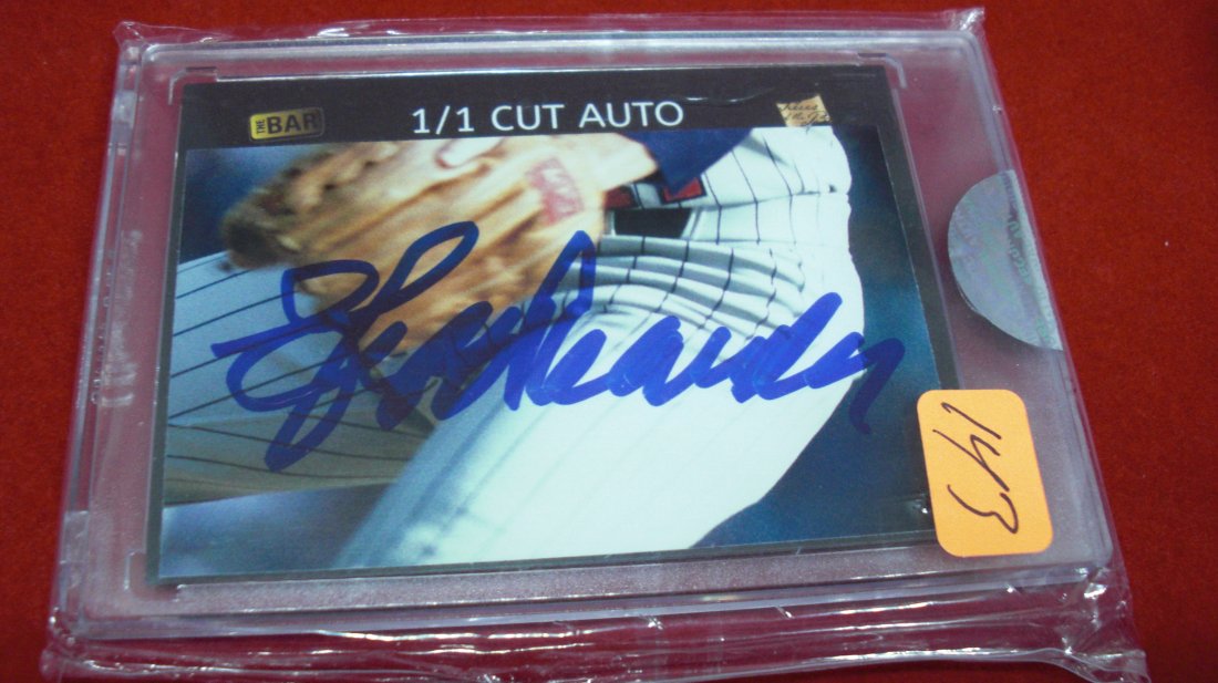 the bar 1/1 jeff reardon in hard plastic case: in hard plastic case