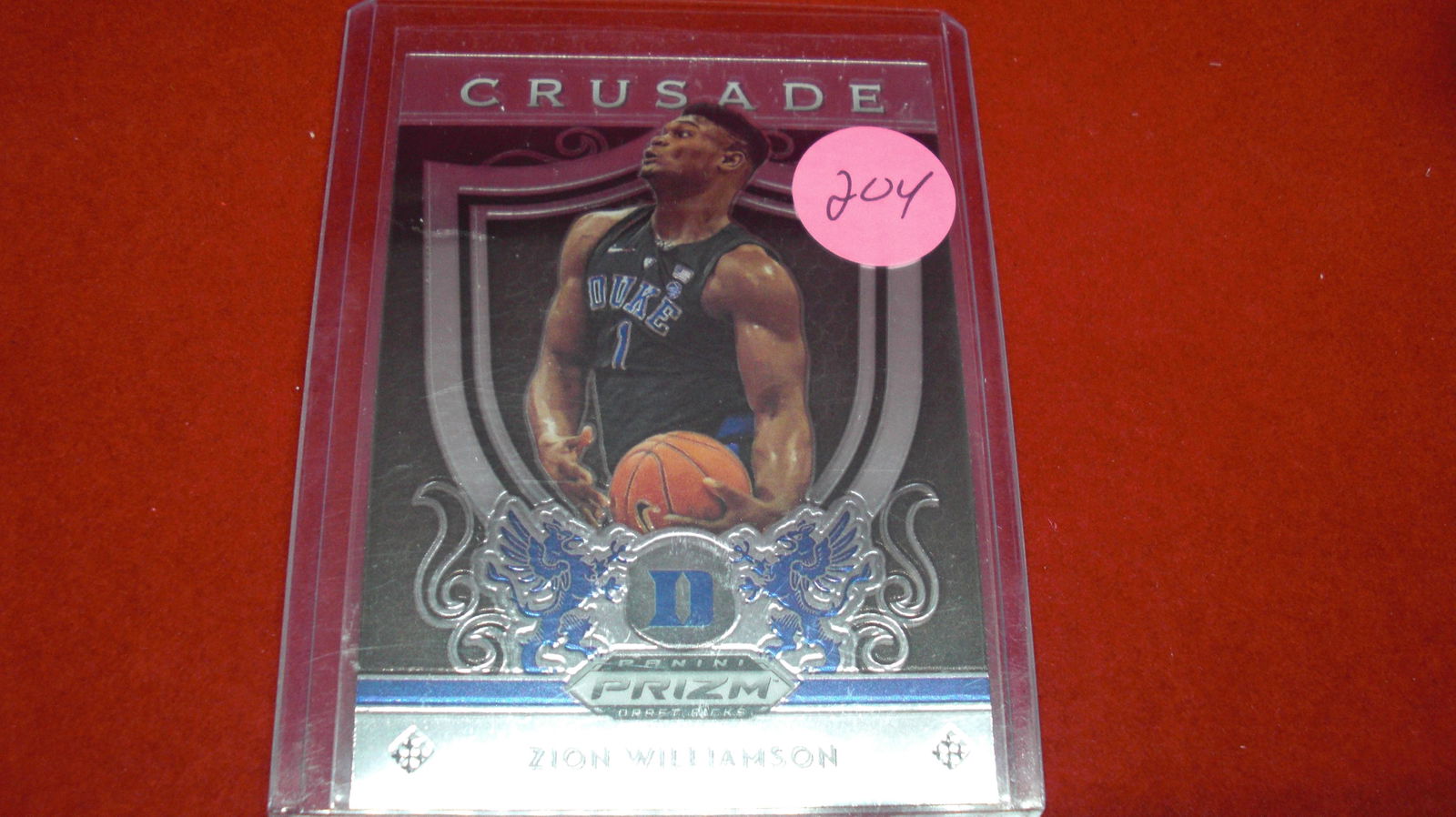 zion williamson prizm crusade (1 of 1)