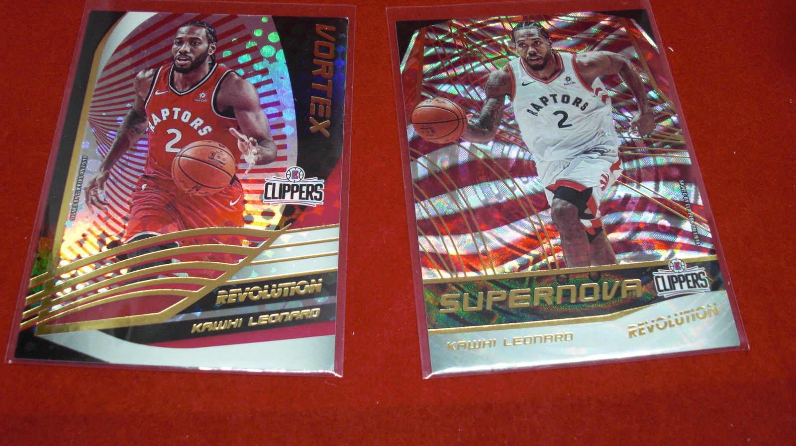 lot of 2 kawhi leonard cards (1 of 1)
