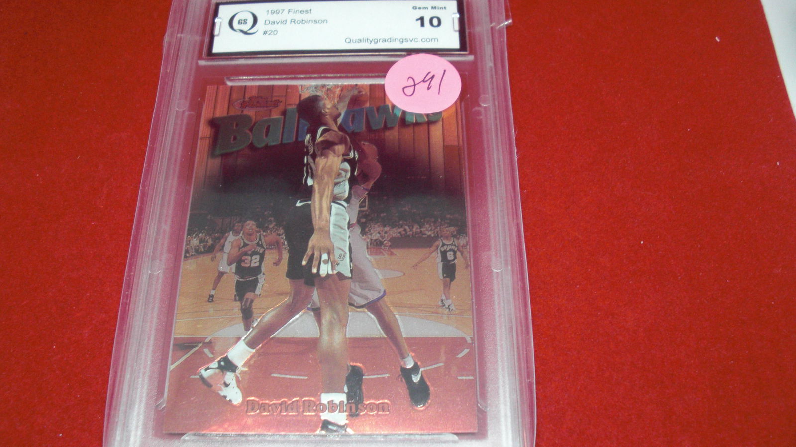 gs graded 1997 david robinson mint 10 (1 of 1)