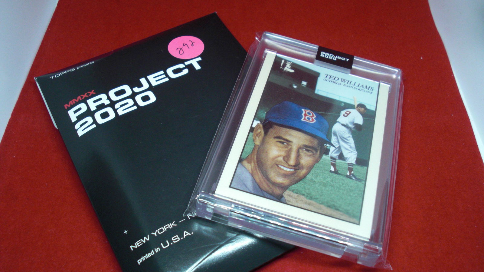 project 2020 in hard plastic case ted williams (1 of 1)