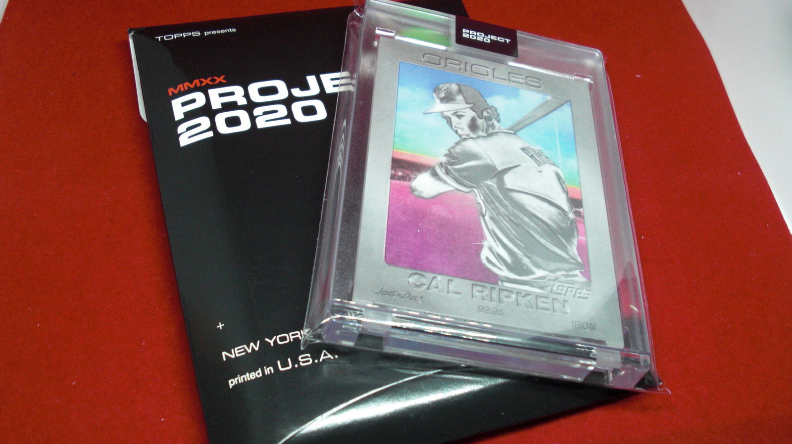 project 2020 in hard plastic case cal ripken (1 of 1)
