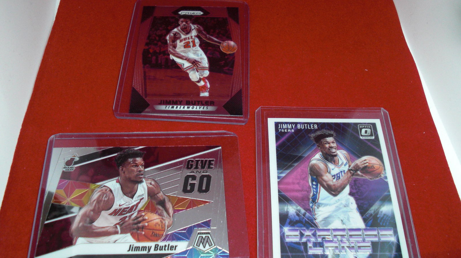 lot of 3 jimmy butler cards (1 of 1)