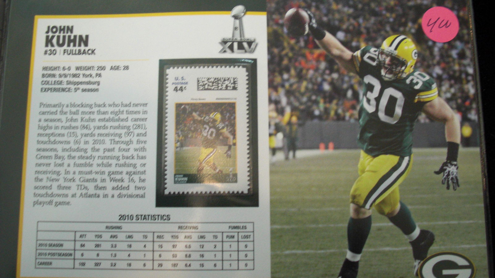 john kuhn  stamp on informational page (1 of 1)