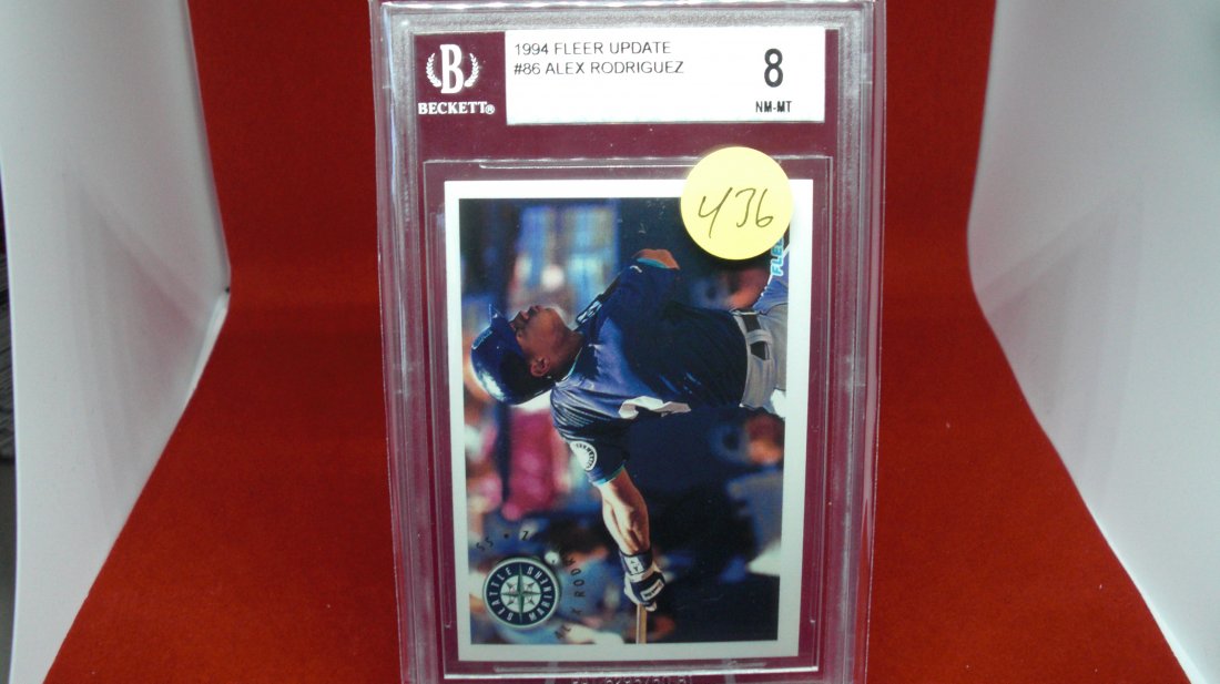 beckett graded 1994 alex rodriguez mint 8 (1 of 1)