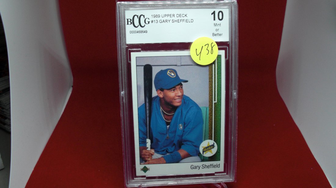 beckett graded 1989 gary sheffield mint 10 (1 of 1)