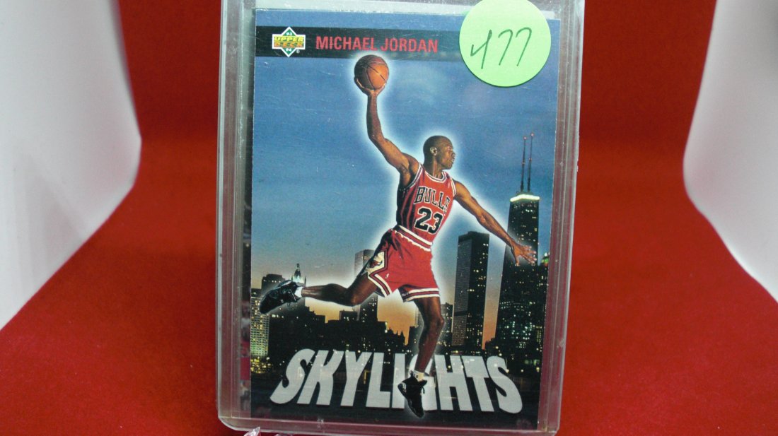 michael jordan card: in top loader