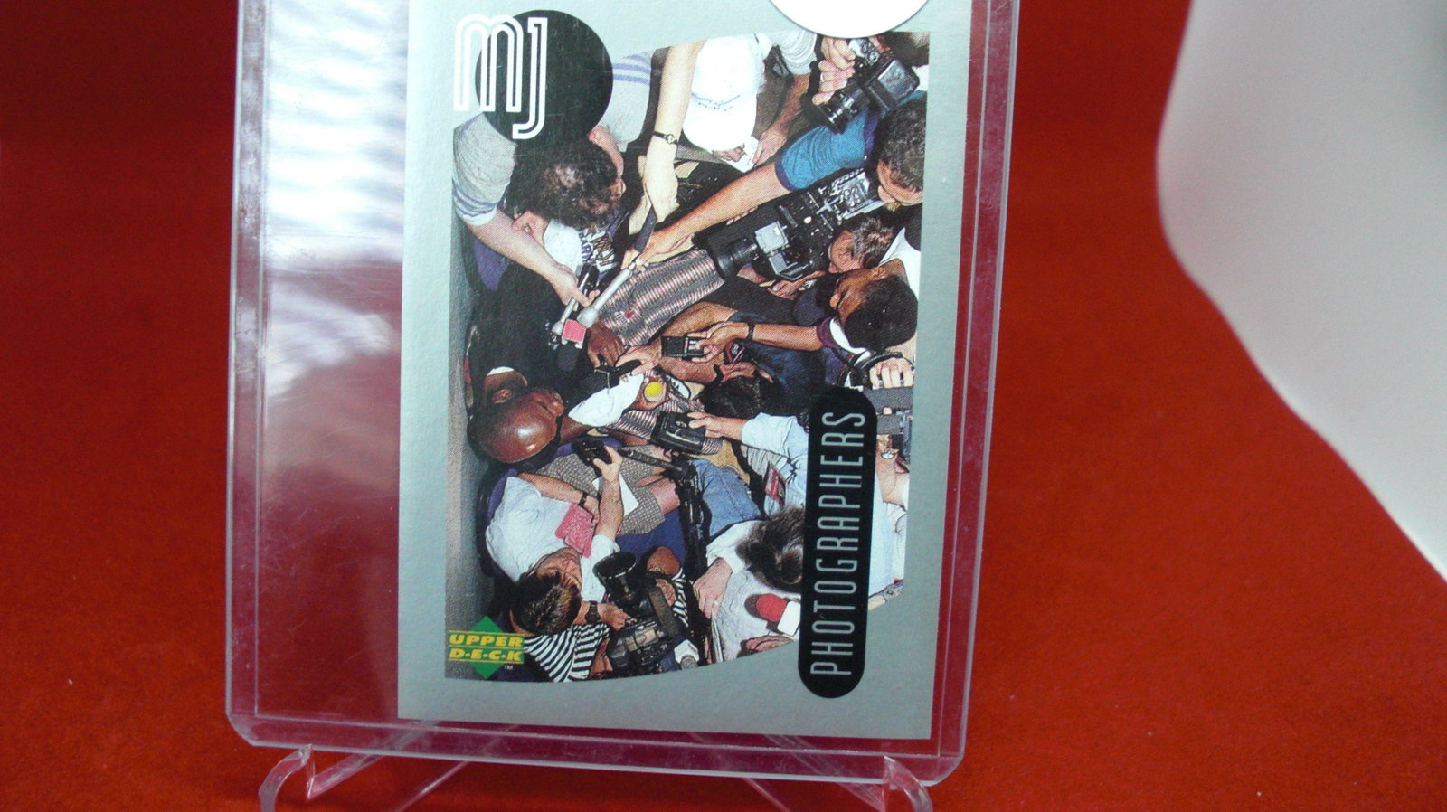 michael jordan card: in top loader